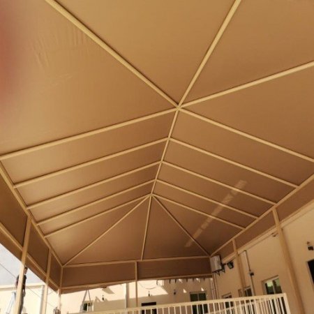 تركيب مظلات في بدر بالمدينة المنورة